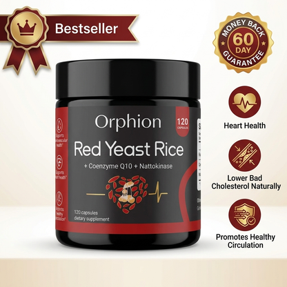 Orphion Red Yeast Rice with CoQ10 and Nattokinase