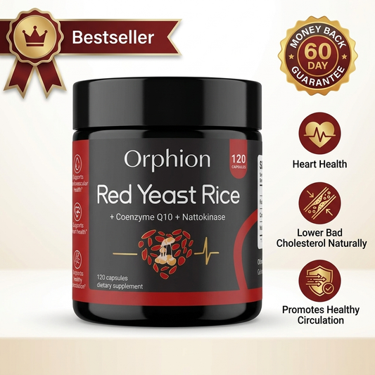 Orphion Red Yeast Rice with CoQ10 and Nattokinase