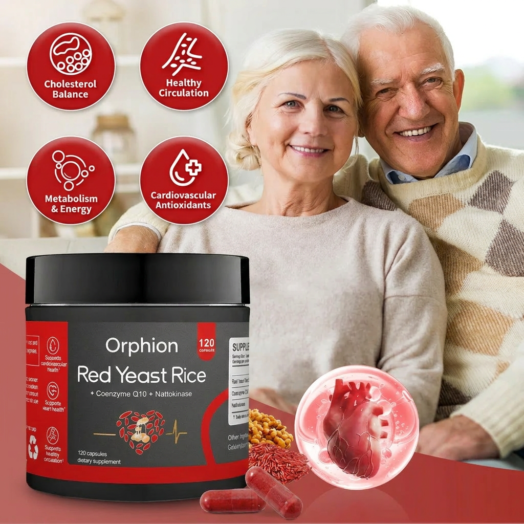 Orphion Red Yeast Rice with CoQ10 and Nattokinase