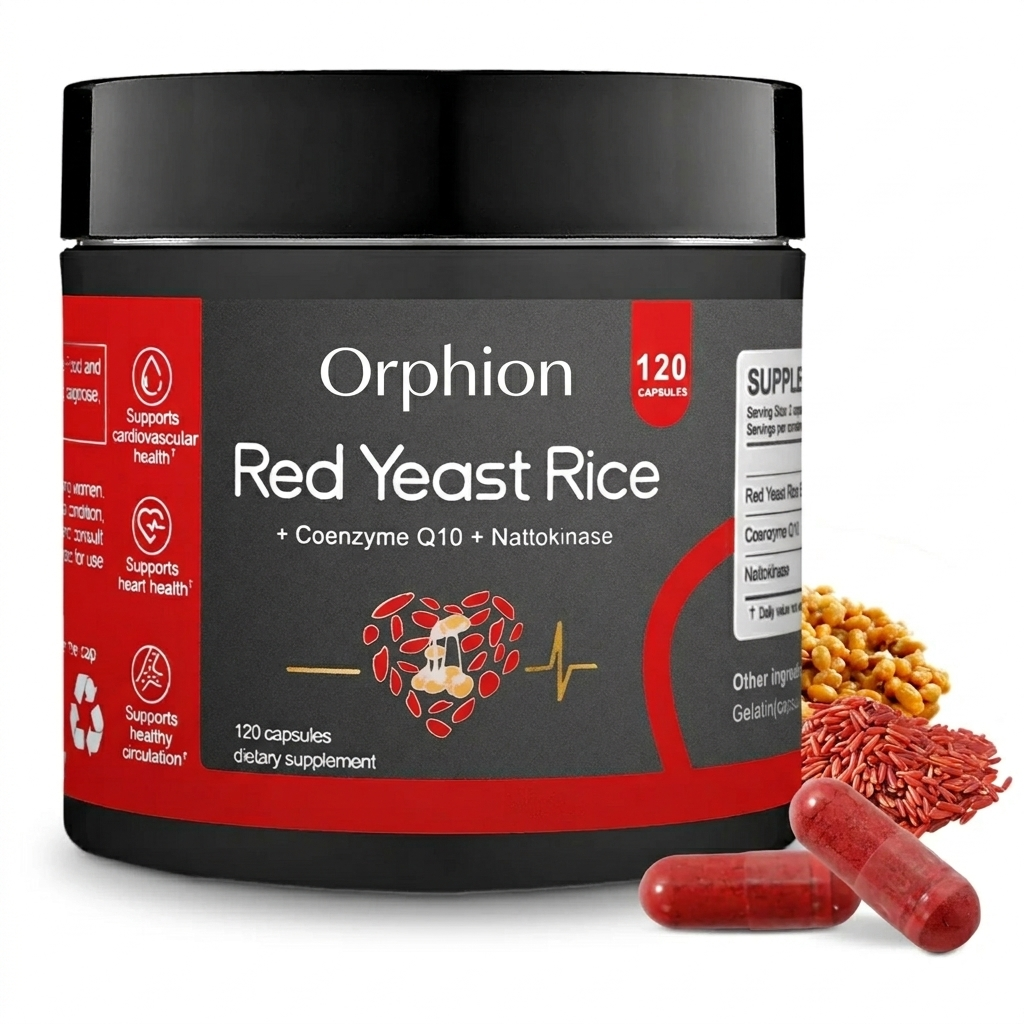 Orphion Red Yeast Rice with CoQ10 and Nattokinase