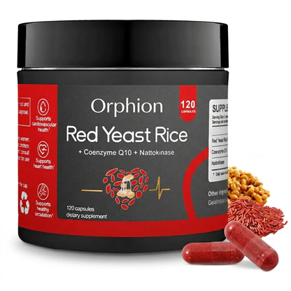 Orphion Red Yeast Rice with CoQ10 and Nattokinase